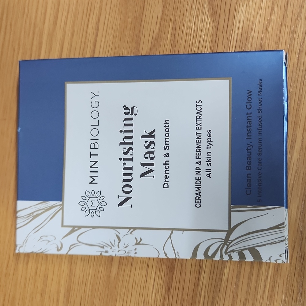 MintBiology Nourishing Mask  Drench and Smooth